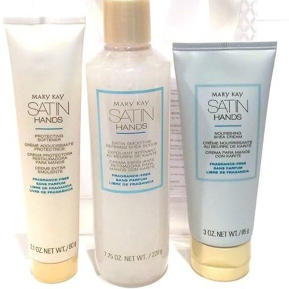 Mary Kay Other - NWOT Mary Kay Satin Hands Set Shea Scrub, Shea Cream & Protecting Softener